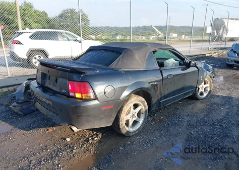 2001 Ford Mustang Cobra из США, поврежденный, VIN 1FAFP46V51F189183